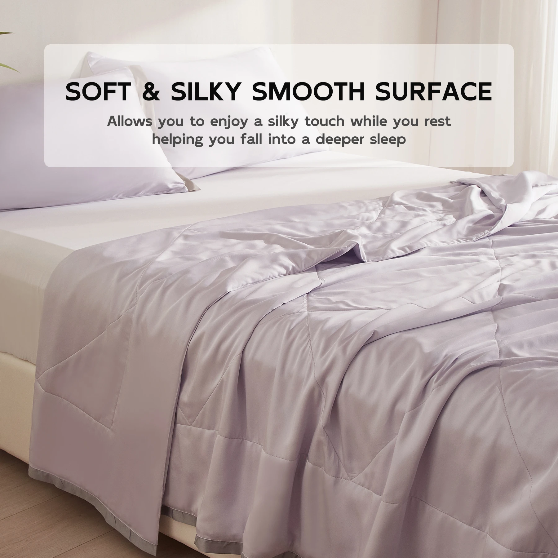 100% Ecobamboo Duvet Comforter Soft Bamboo Bedding Breathable Duvet With Ecobamboo Filling