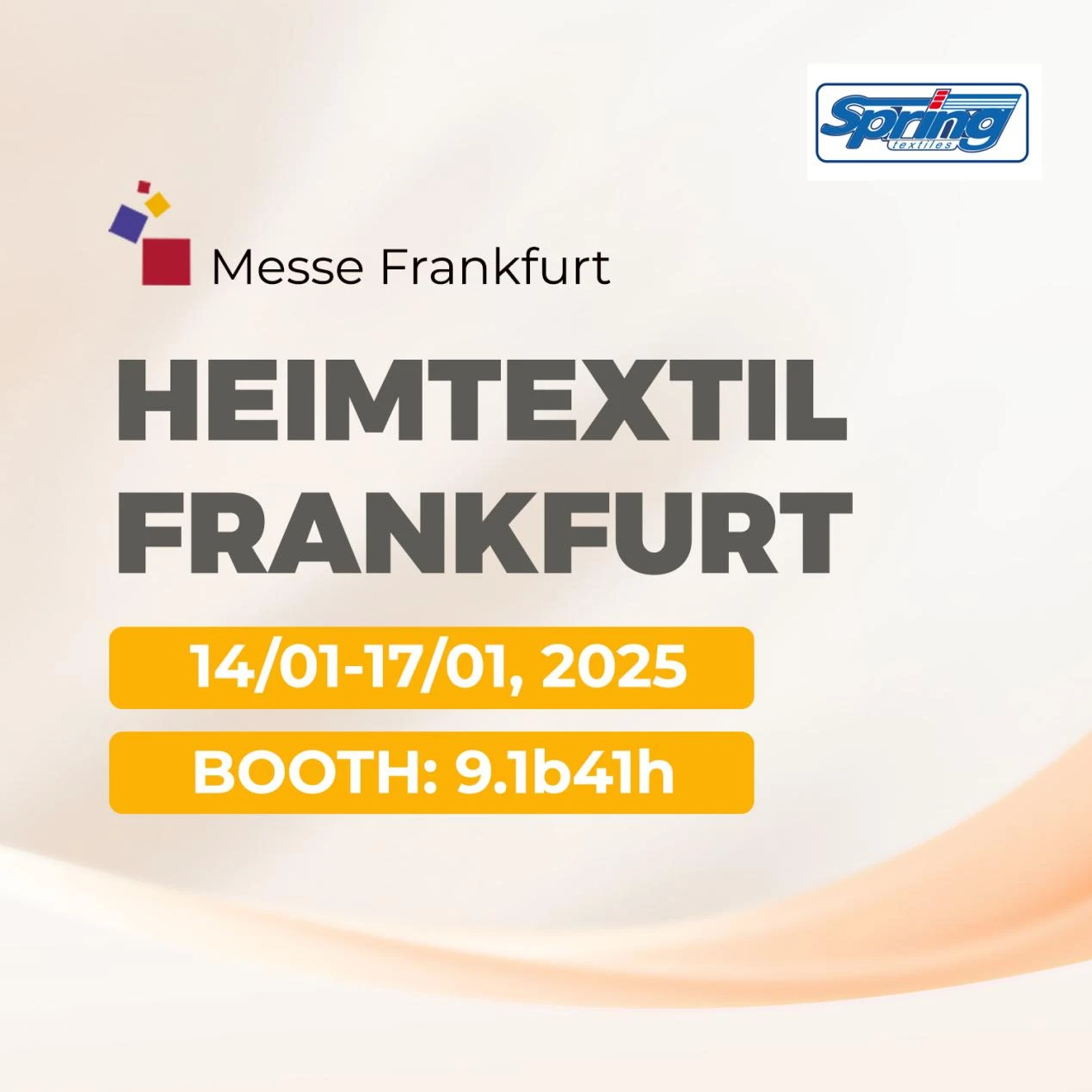 Hebei Spring-Tex I/E Co., Ltd to Exhibit at Messe Frankfurt 2025