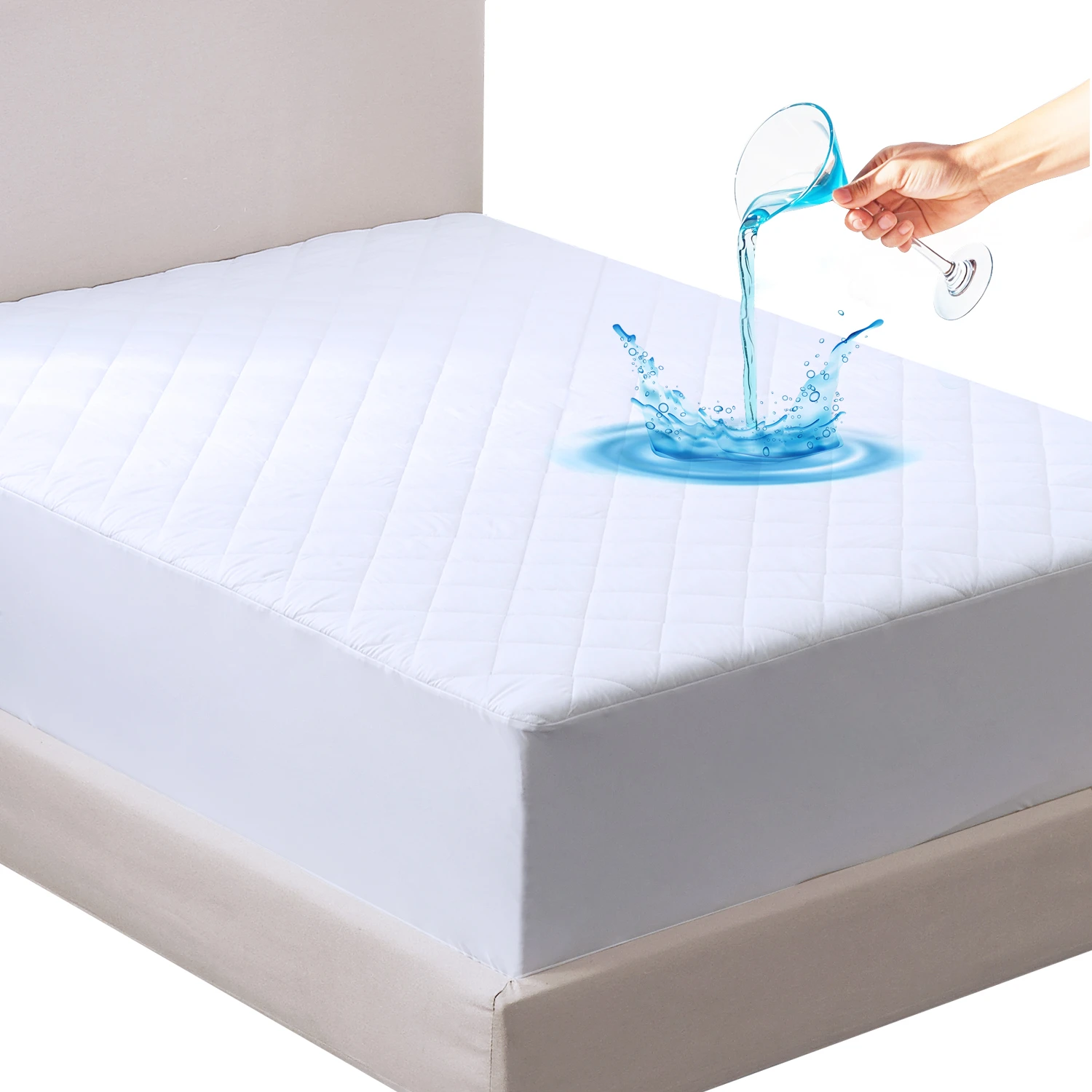Quilted Waterproof Mattress Cover – Ultimate Protection & Comfort