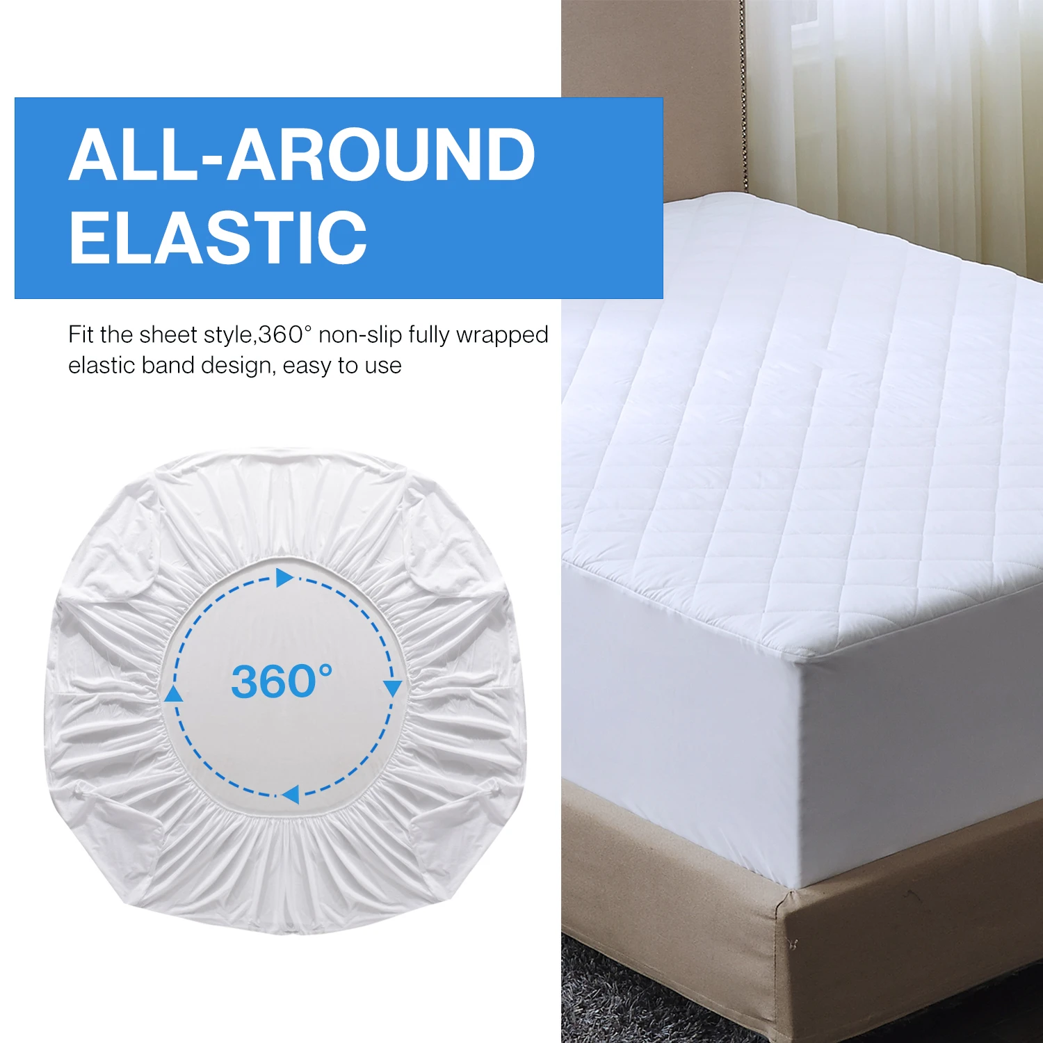 Quilted Waterproof Mattress Cover – Ultimate Protection & Comfort