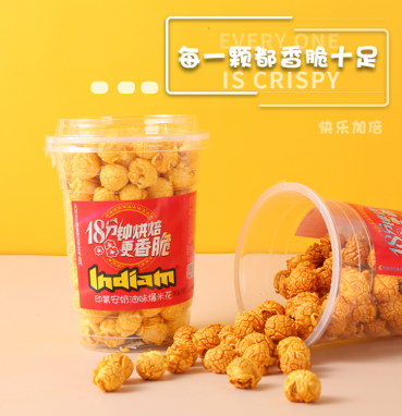 Vegan and Gluten-Free Healthy Flavored Popcorn