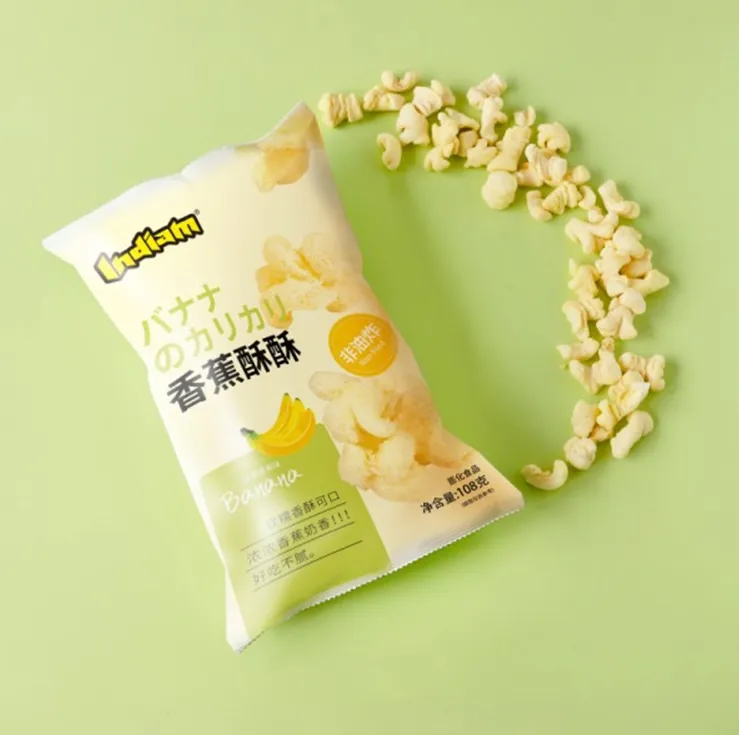 Puffed Corn Snacks Enjoyment