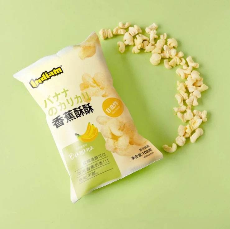 Puffed Corn Snacks Enjoyment