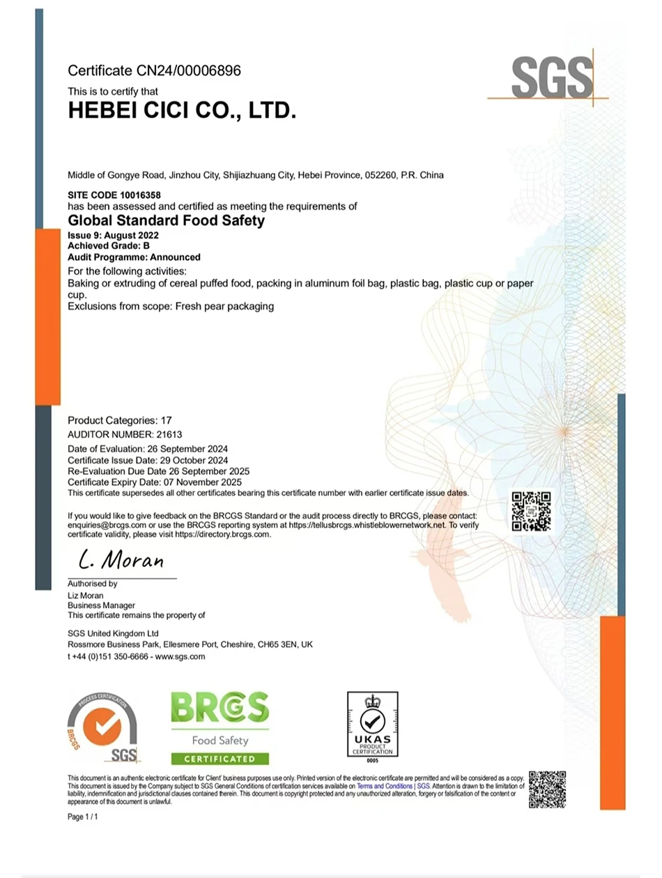 snack contract manufacturer