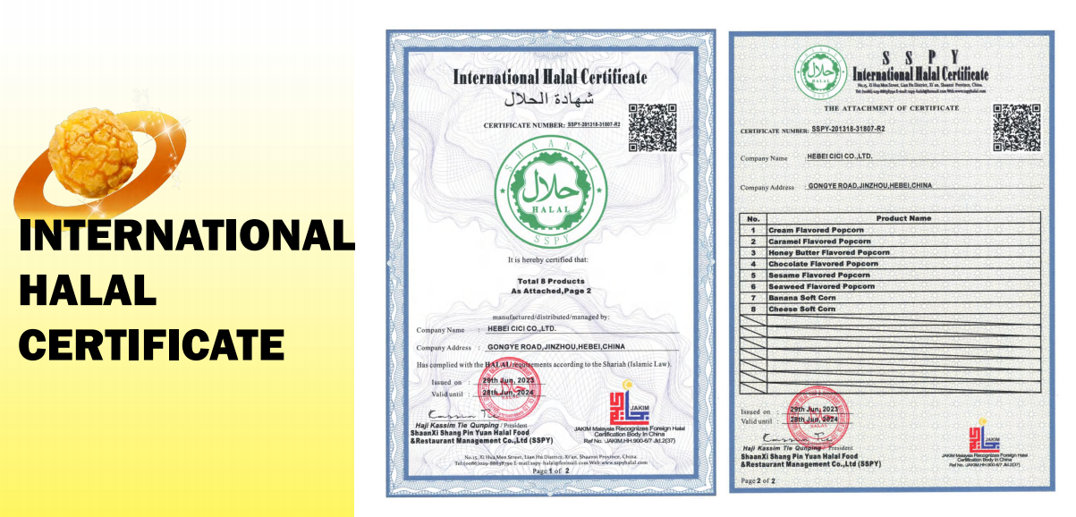 Indiam Popcorn Caramel Flavor - Hebei Cici Co., Ltd.