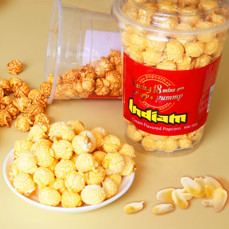 Wholesale healthy corn snack  INDIAM Popcorn Caramel Flavor with Halal Certificate