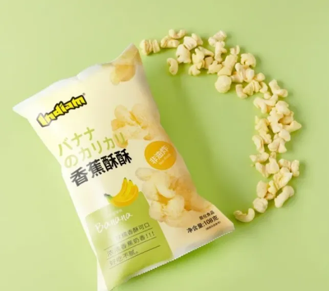 Puffed Corn Snacks for Weight Loss Diets