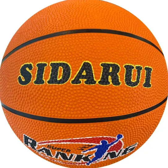 Rubber Basketball Offers Superior Grip For Outdoor Play