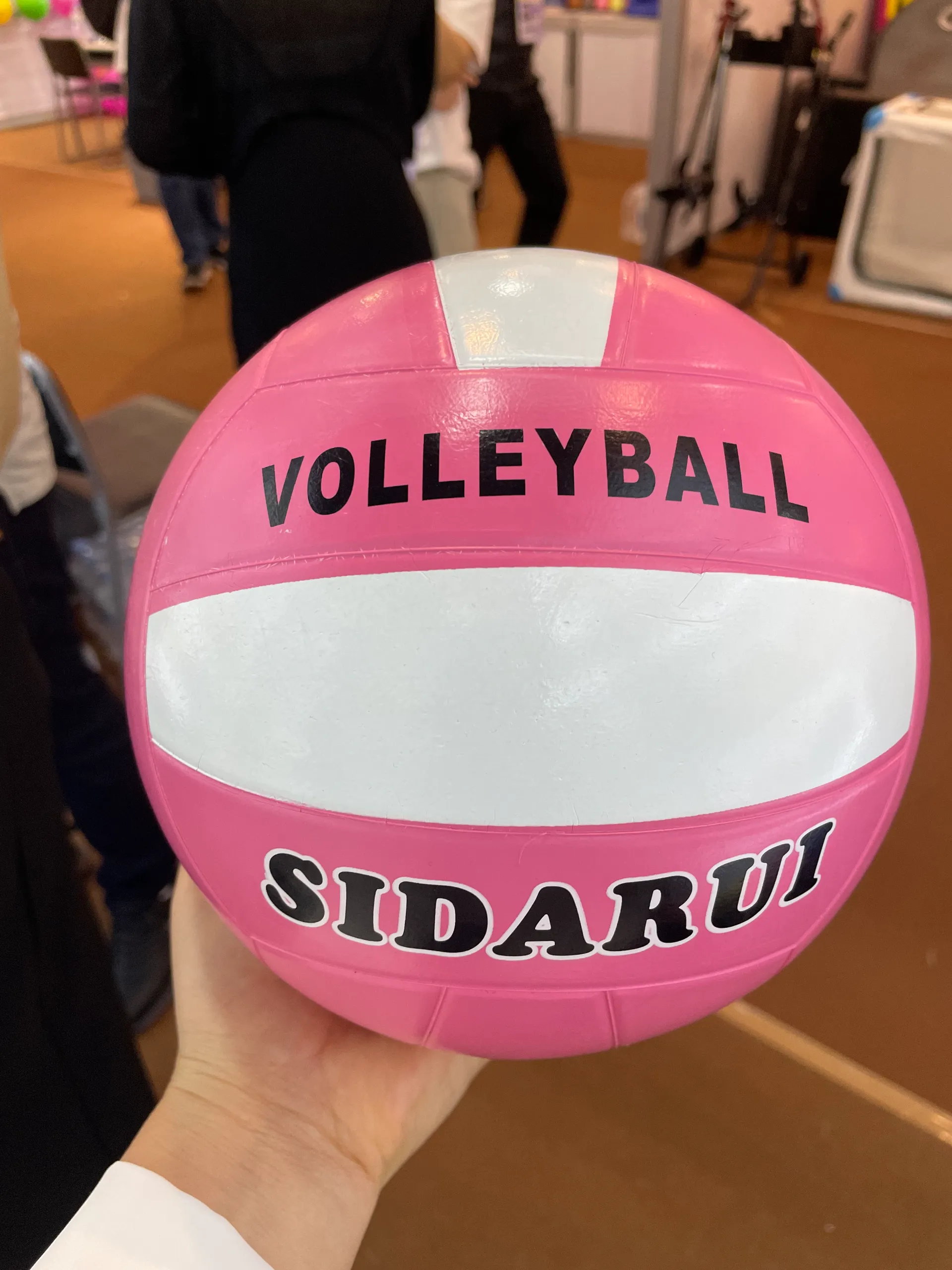 a volleyball