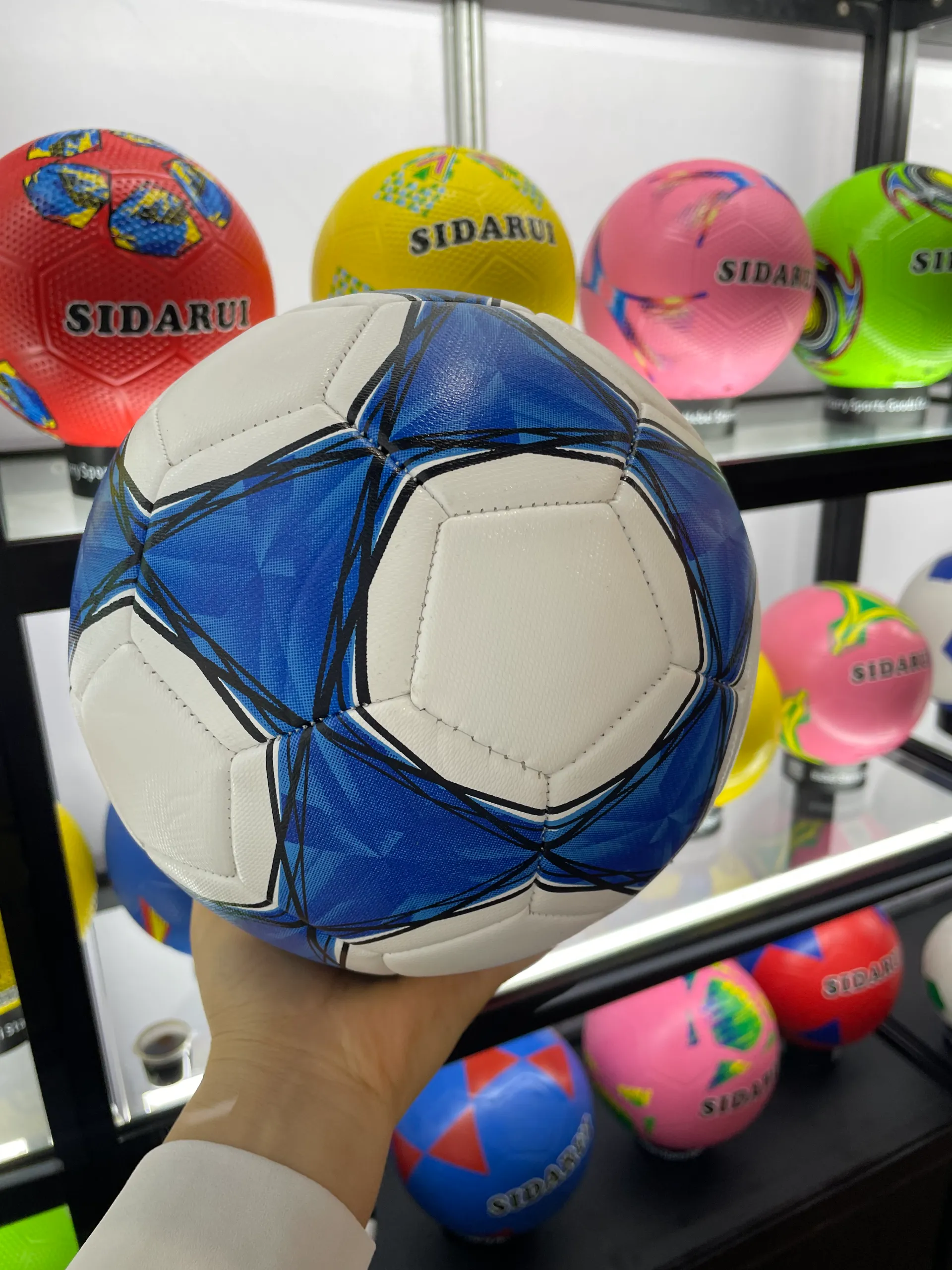 leather soccer ball size 5