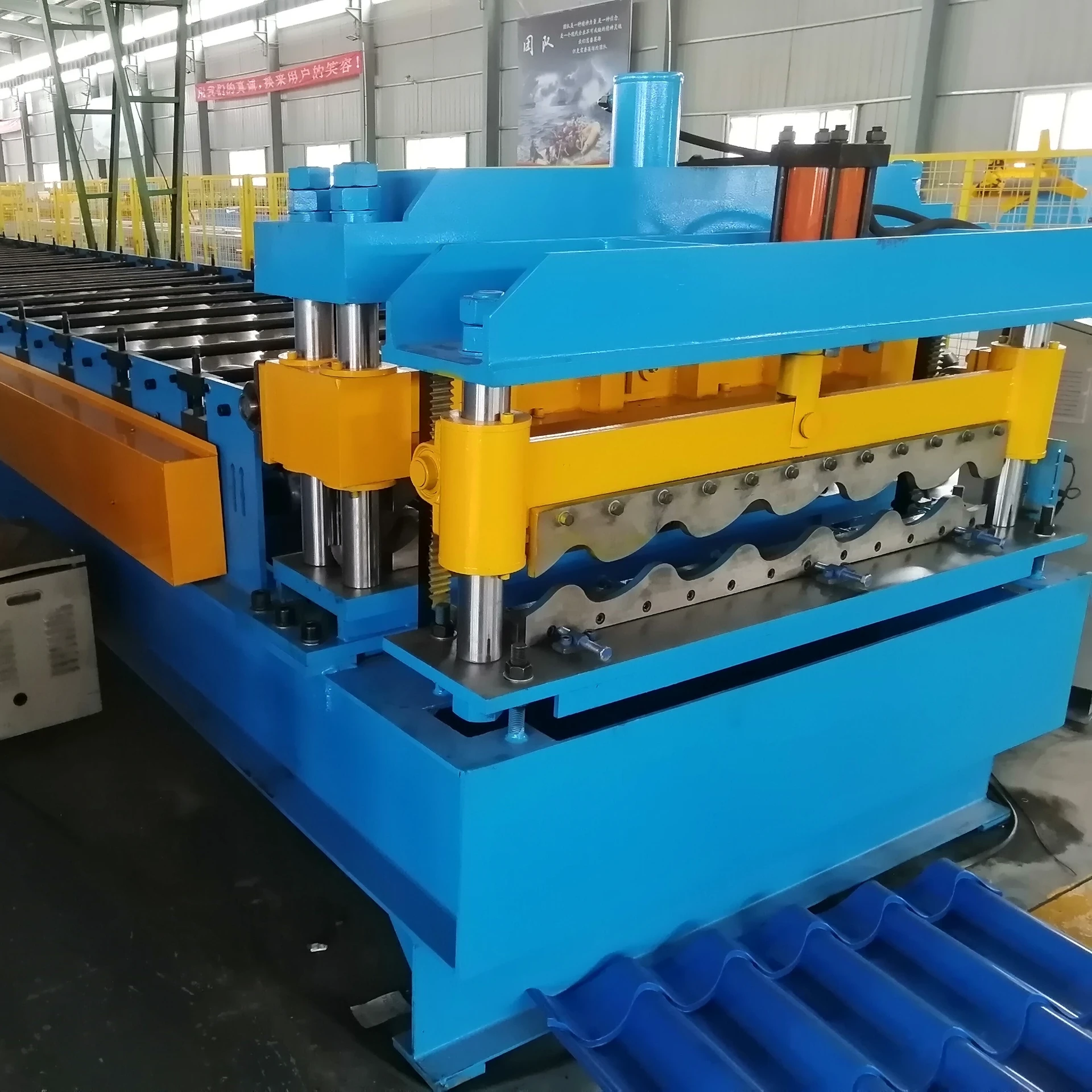 Glazed Tile Roof Sheet Roll Forming Machine