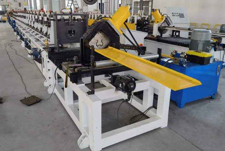 Read More About metal storage rack upright pillar roll forming machine