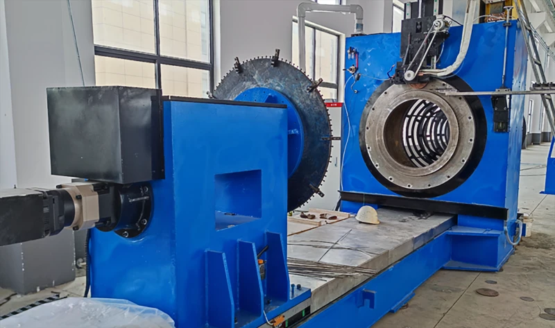 Wedge Wire Screen Welding Machine The machine is used to make wedge wire screens, well screens, water intake screen, sieve bend screens cone, sieve baskets and filter.