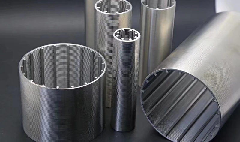 Wedge Wire Screen Series Wedge wire screens are welded by v shaped wires and support rods, used for filtration, solid/liquid separation, classification, dewatering in mineral processing applications.