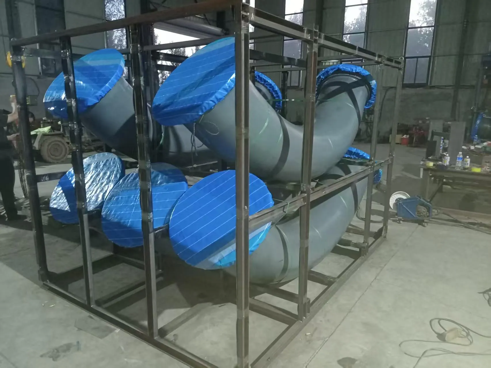 Successfully Delivers Custom PU-Lined Pipe Elbows To International Client