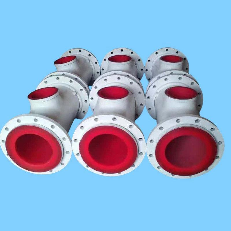 Polyurethane Lined Tee Pipe