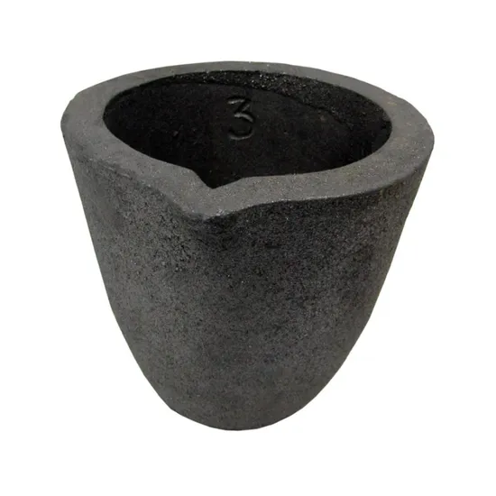 High Strength High Temperature Resistance Double Ring Graphite Crucible