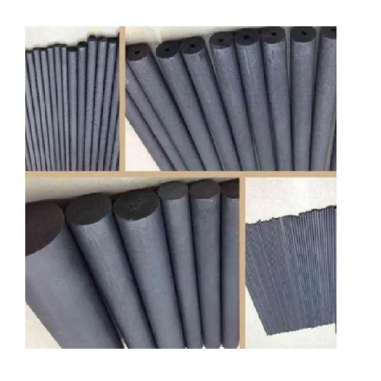 Graphite Rod Grained Rod That Is Machinable and Rated to a High Temperature (2400º C Heat Treating)
