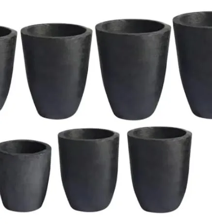99% High Purity Carbon Graphite Crucible for Metal Melting Refining Furnace
