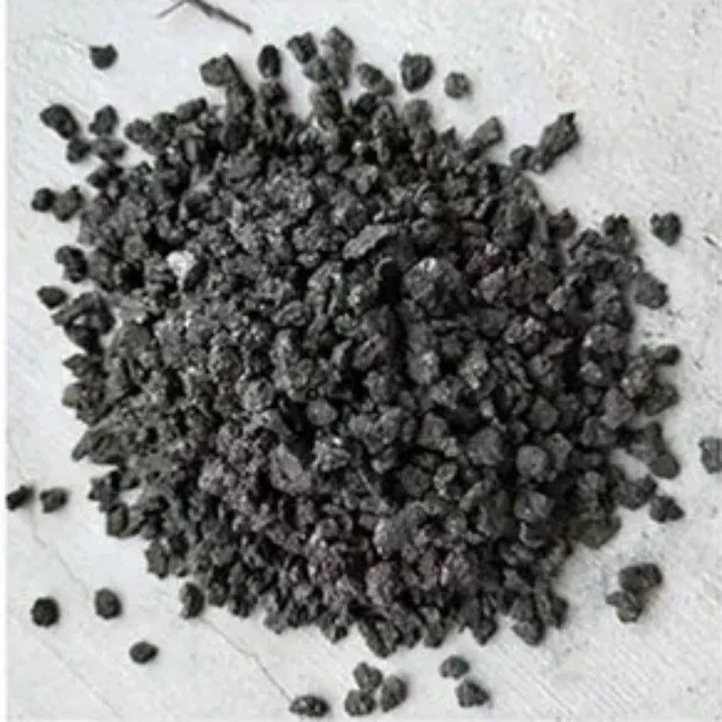 calcined petroleum coke from a refinery