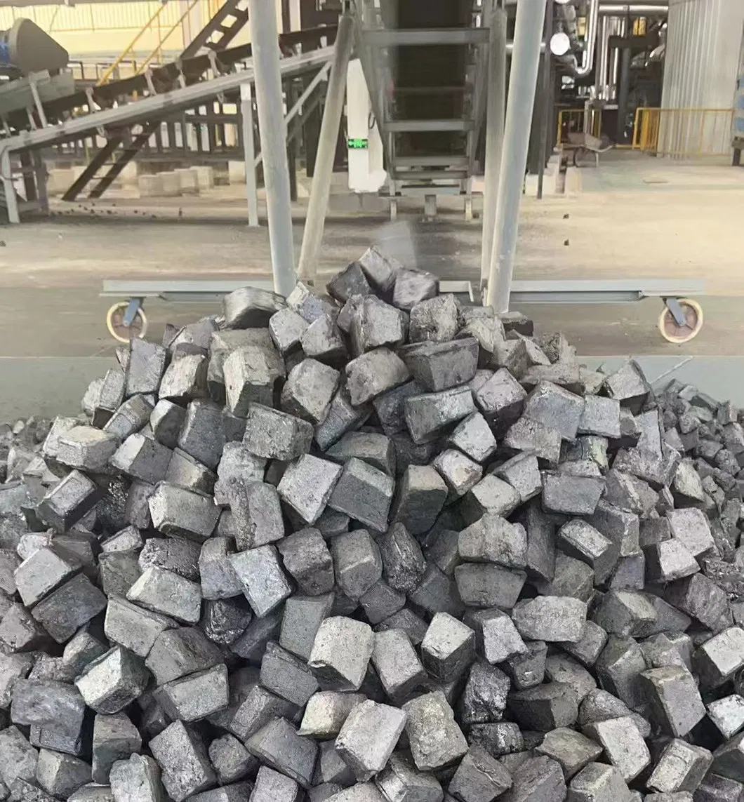 China Carbon Electrode Paste for Smelting Cylinder Trapezoid Oval Shape Briquette Carbon Electrode Paste