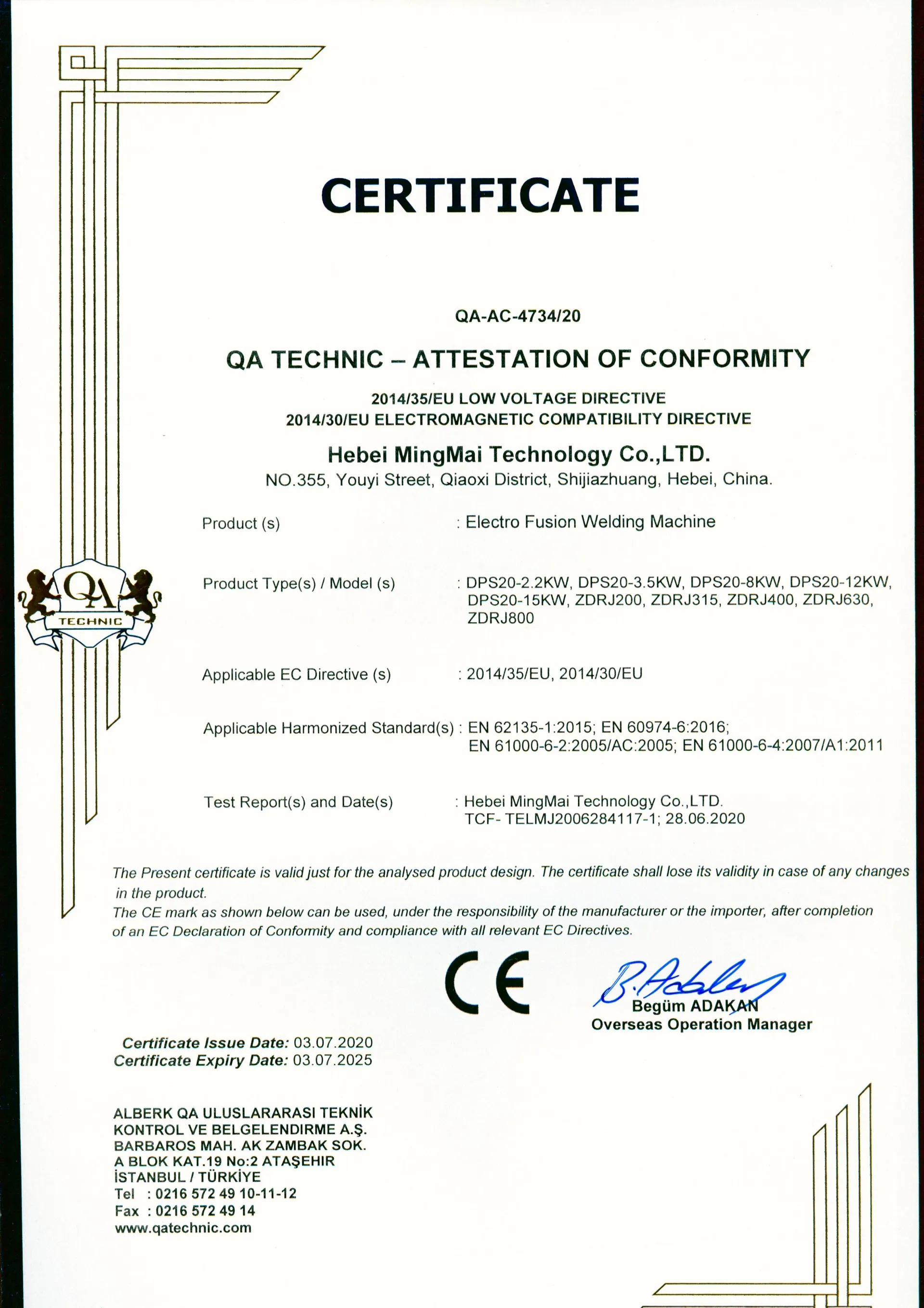 welding equipment manufacturers