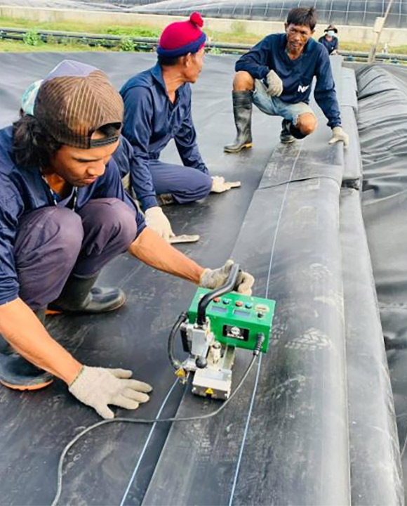 Efficient application in biogas digester</br> construction