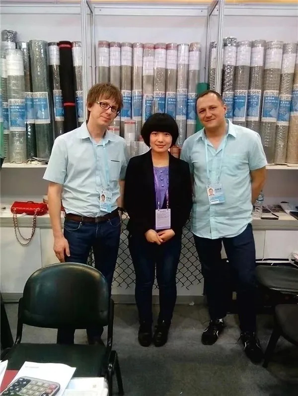 wire mesh installation