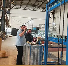 wire mesh knitting machine