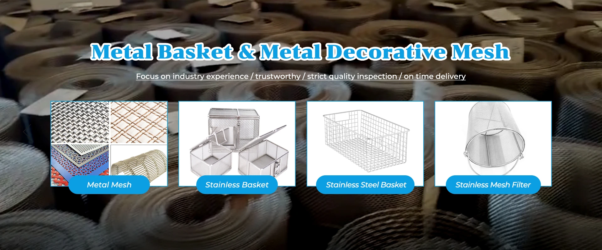 stainless steel basket suppliers