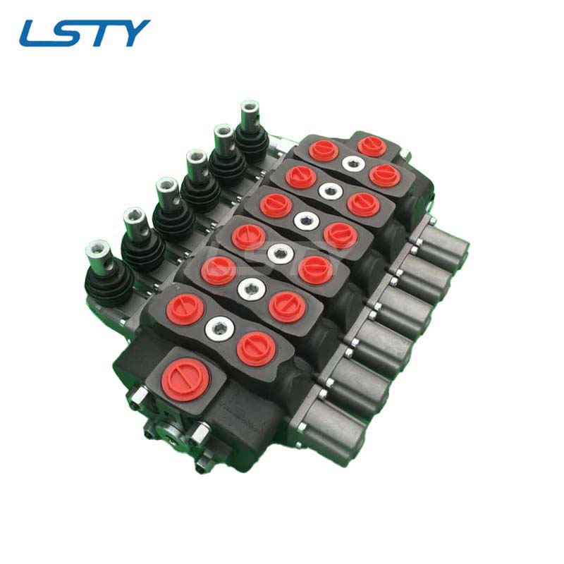 7 spool hydraulic control valve