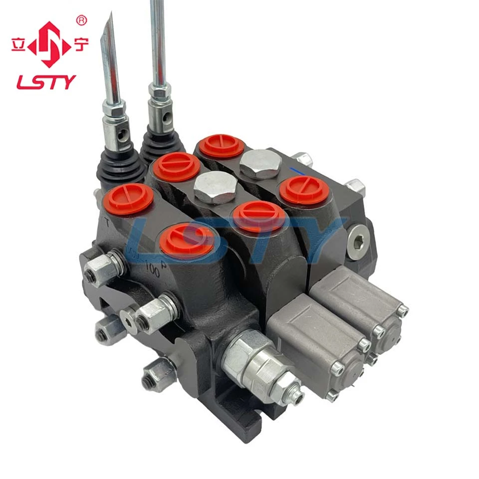 DCV series of DCV40,DCV60,DCV100,DCV140,DCV200 sectional hydraulic manual directional control valve
