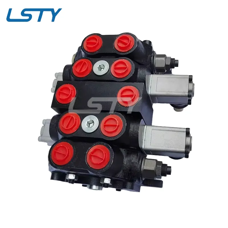 hydraulic monoblock spool valve