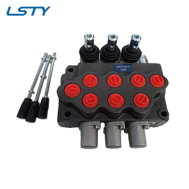 MB3 Series High Efficiency Compact Construction 4 Spool Monoblock Directional Control Circuit Valve