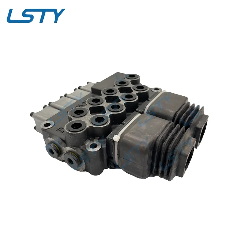 hydraulic monoblock spool valve