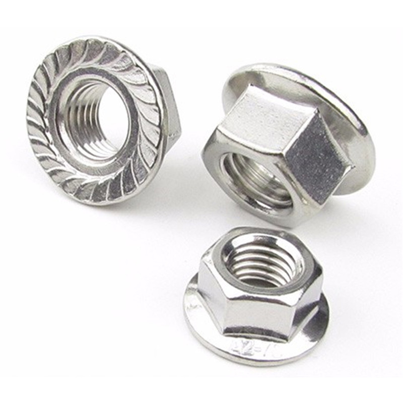 Hex Flange Nut | Serrated, Anti-Loosen, DIN6923, M6 & SAE