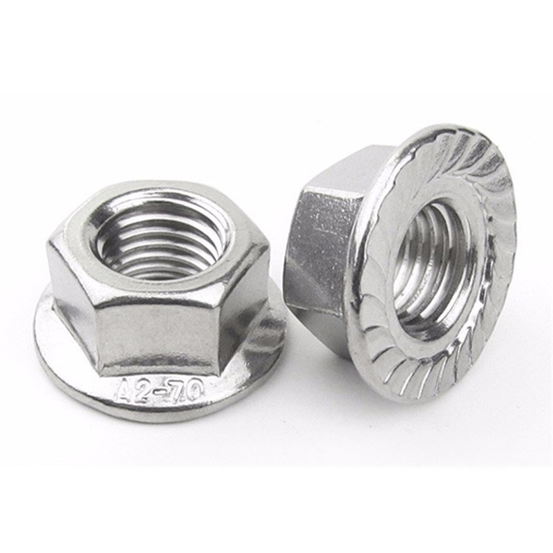 Hex Flange Nut | Serrated, Anti-Loosen, DIN6923, M6 & SAE