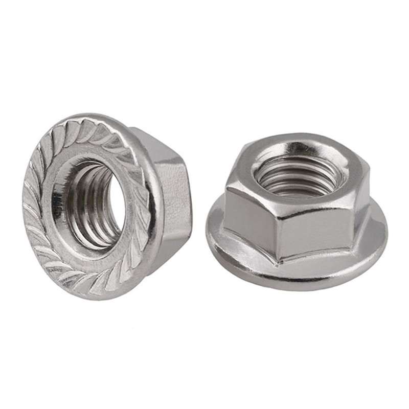 Hex Flange Nut | Serrated, Anti-Loosen, DIN6923, M6 & SAE