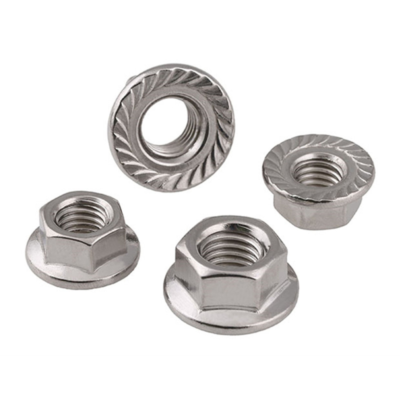 Hex Flange Nut | Serrated, Anti-Loosen, DIN6923, M6 & SAE
