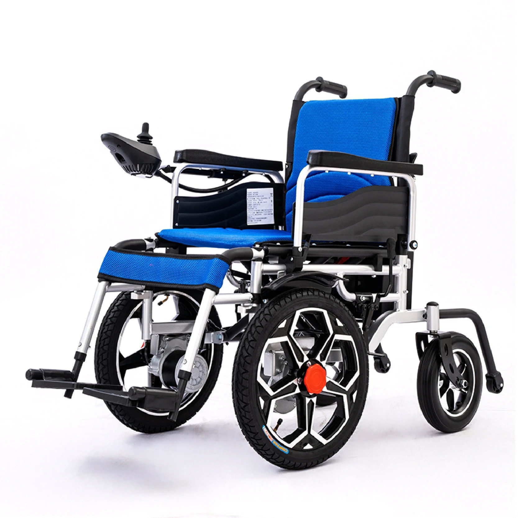 Aluminium and Steel Multi-Function Electric Wheelchair Foldable Design Convenient Wheel Chair for Mobility Assistance