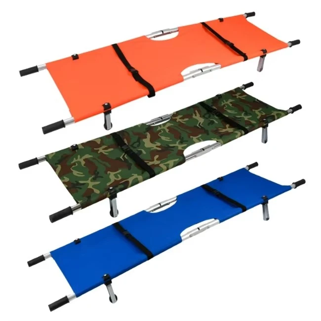 Ambulance  Aluminum Alloy Folding Stretcher For Medical Patient