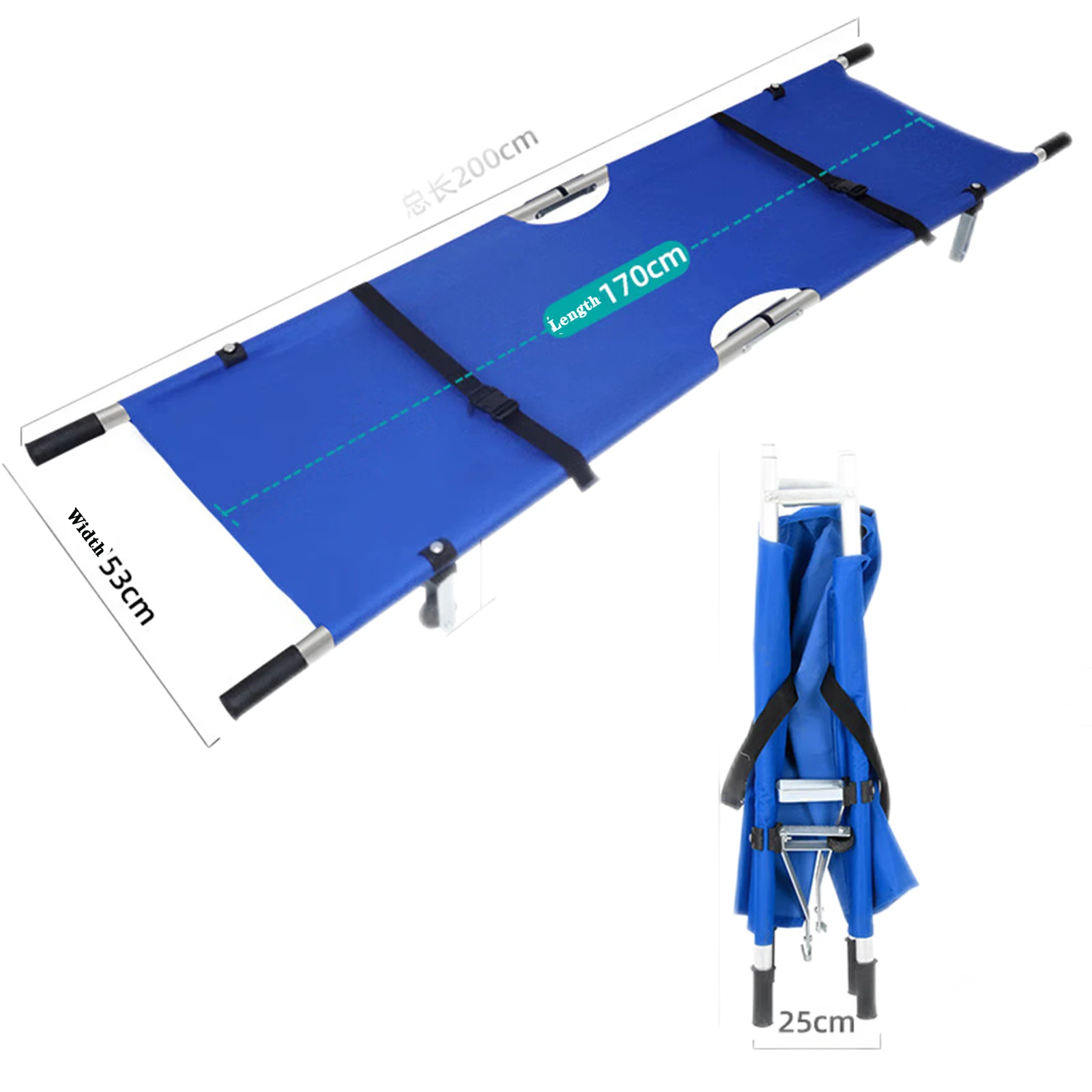 Aluminum alloy portable Folding Stretcher