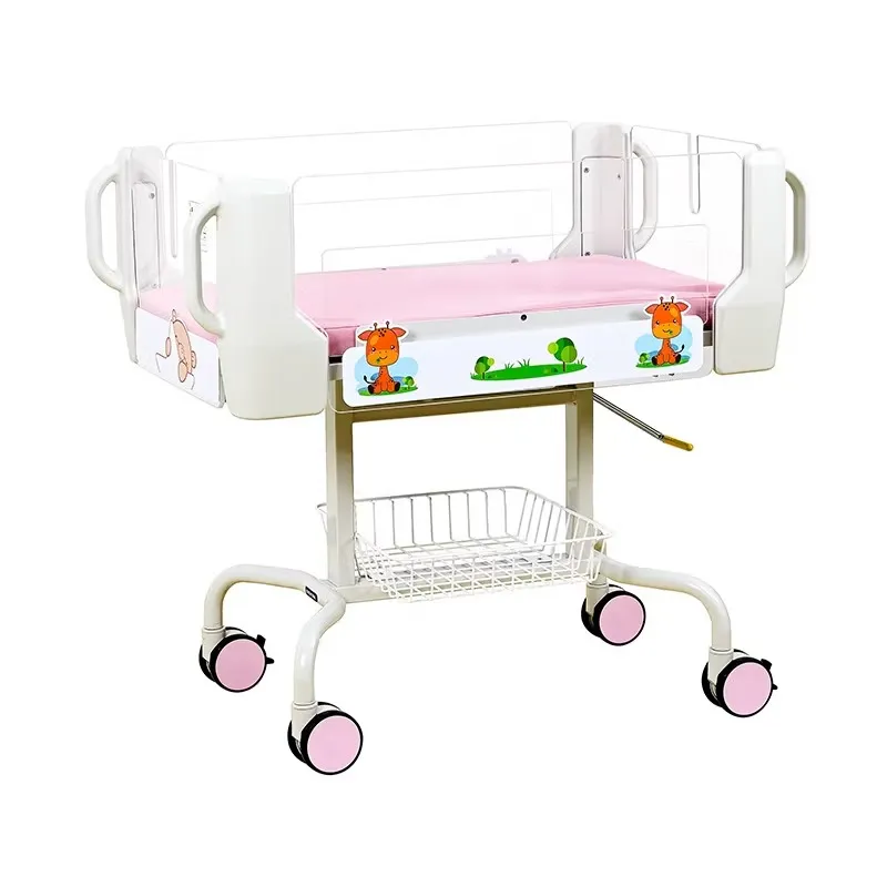 Double-Layer Guardrail Hospital Bassinet Cart-HEBEI ZHAOFA TECHNOLOGY CO., LTD.|Safety, Efficiency