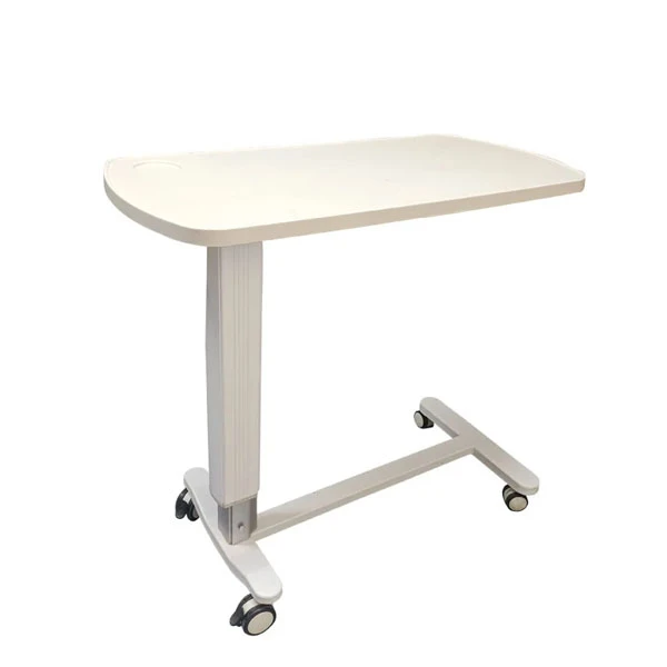 White Hospital Bed Table Height Adjustable ZF-BT023