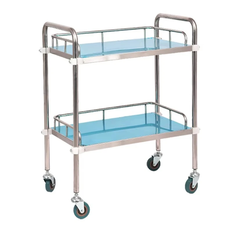 Medicine Trolley Stainless Steel Car For Nursing