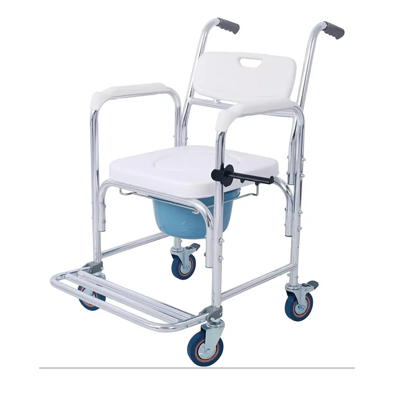 Premium Bedside Commode Chair - Safety & Comfort