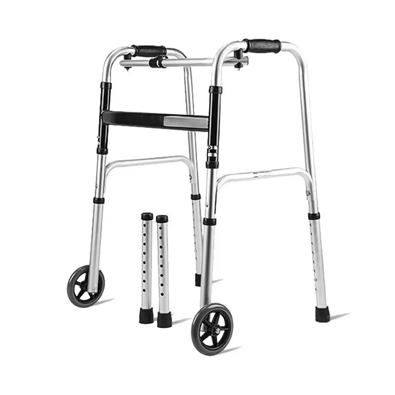 Zf-wa116 Walkers For Seniors Foldable - Compact Folding Walker With 2 Wheels