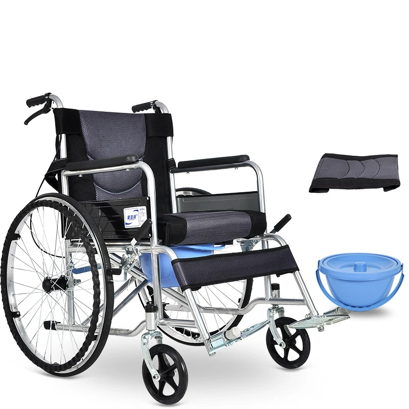 Folding Steel Manual Wheelchair With Great Price