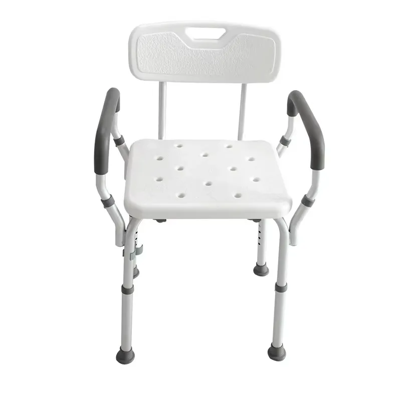 ZF-BC223 Portable Bathtub Shower Adjustable Shower Bench With Arms and Back