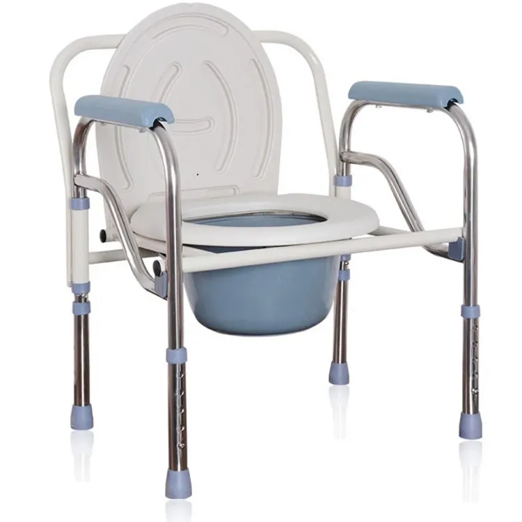Zf-pc212 Toilet Chair Commode Wheelchair, With A Wheel Chair, Shower Transport Chair For The Disabled